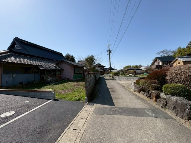 【商談中】クワイエ　各務原市那加前野町第4　全2区画分譲の前面道路含む現地写真|■前面道路　■ヤマダ不動産　株式会社リライフ　
■夢のマイホーム購入をフルサポートします！