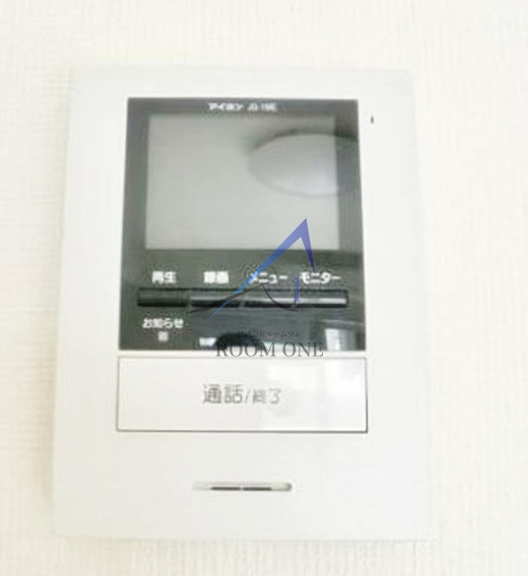 ニューハイム早稲田のセキュリティ|モニター付きインターホンです。