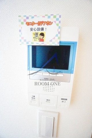 ノンナ　ティーのセキュリティ|モニター付きインターホンです。