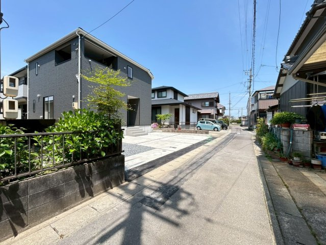クワイエ　江南市赤童子町白山第2　全1区画分譲の前面道路含む現地写真|■前面道路　■ヤマダ不動産　株式会社リライフ　
■夢のマイホーム購入をフルサポートします！