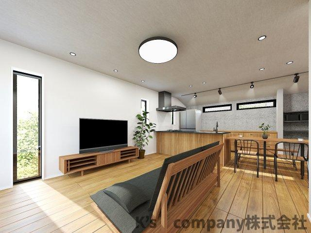 ■藤沢市辻堂太平台1丁目　新築戸建の居間・リビング