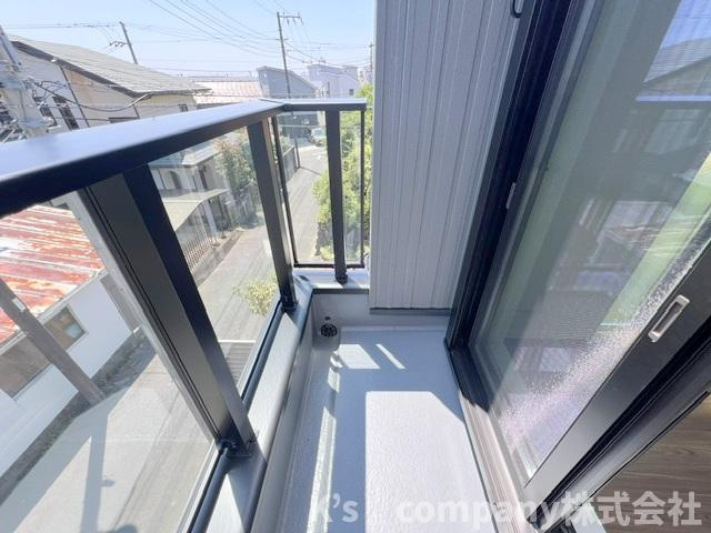■藤沢市辻堂太平台1丁目　新築戸建のバルコニー|リビングの正面にあるバルコニー☆