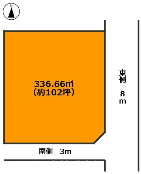 月見ケ丘5丁目　土地の土地図