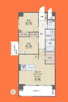 【間取り】 | 日商岩井東品川マンション