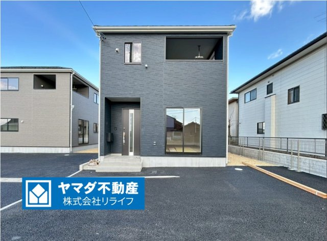 【商談中】クワイエ　一宮市西五城第5　全4区画分譲の外観|■4号棟
■YAMADA電機の　ヤマダ不動産　株式会社リライフ　一宮店■
耐震性能・制震性能を備えたおうち！
震度７の揺れに鍛えられた、建築基準法の1.5倍の壁量と制振装置（SAFE365）を完備