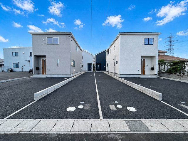クワイエ　一宮市三条第6　全4区画分譲の外観|■全体写真　
■ヤマダ不動産　株式会社リライフ　