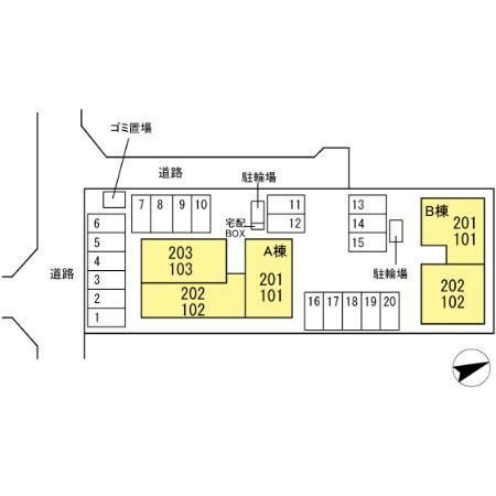 【区画図】 | ディーソルビア石塚町　A