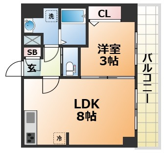 プレサンス兵庫駅前の間取り