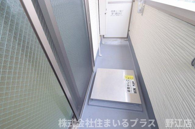 フジパレス鶴見Ⅵ番館のバルコニー