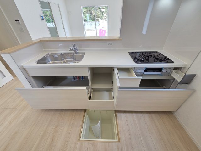 新築　伊勢崎市田部井町第9　3号棟　Cradle Gardenのキッチン|新築　伊勢崎市田部井町第9　3号棟　Cradle Garden