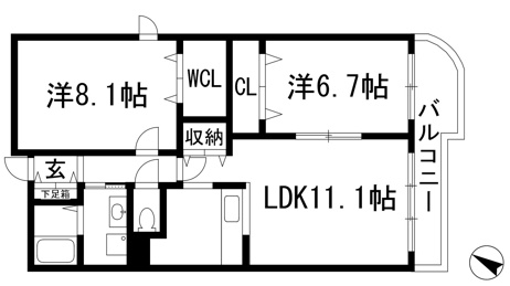 【間取り】