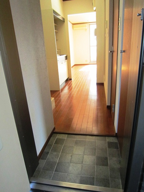 ドミールTの玄関