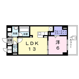 【間取り】 | Ｙ’ｓ　ＳＴＡＴＥ　天王台 | 間取図
