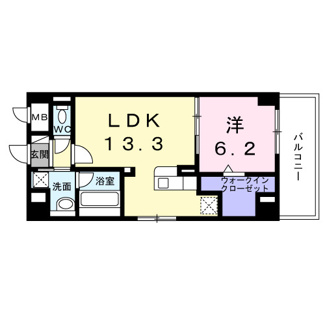 【間取り】 | Ｙ’ｓ　ＳＴＡＴＥ　天王台 | 間取図
