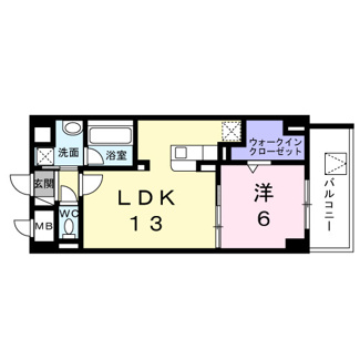 【間取り】 | Ｙ’ｓ　ＳＴＡＴＥ　天王台 | 間取図