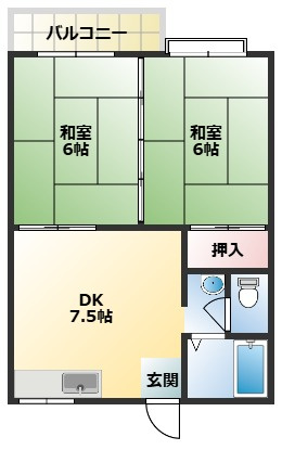 【間取り】 | メゾン松塚