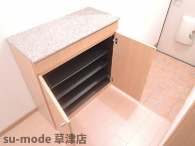 【玄関】 | スイートハウス藤Ⅰ | 収納もある玄関です