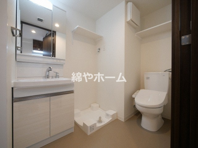 エグゼ難波WESTリバーの洗面所|コンパクトで使いやすい洗面所