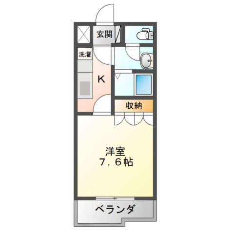 ハイツルミナスの間取り