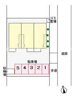 クレッシェンドの駐車場