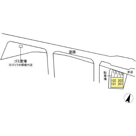ハイム寿々の区画図