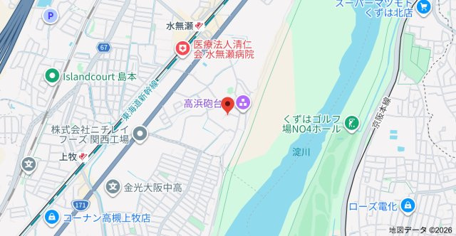 HILL　COURTの地図