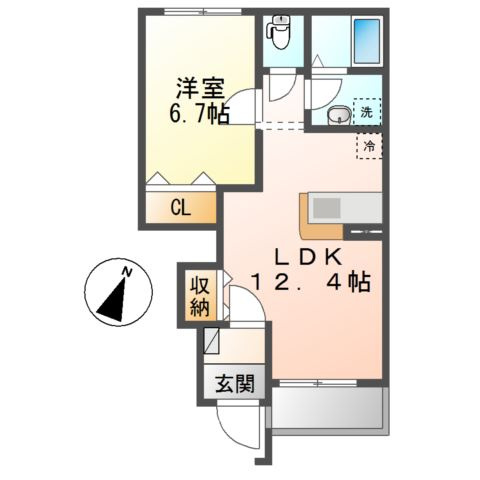 リバーサイド　グリーンの間取り
