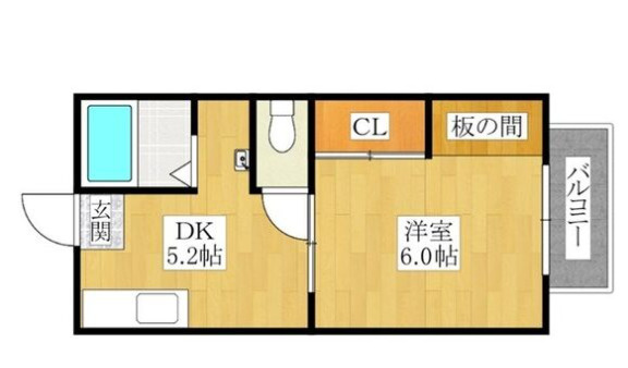 パナハイツ田中の間取り