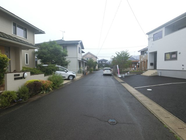 佐賀市大和町久池井28期　1号棟の前面道路含む現地写真|前面道路含む現地写真です