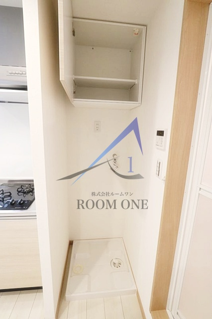 プレジ桜新町　の設備|洗濯機置場です。