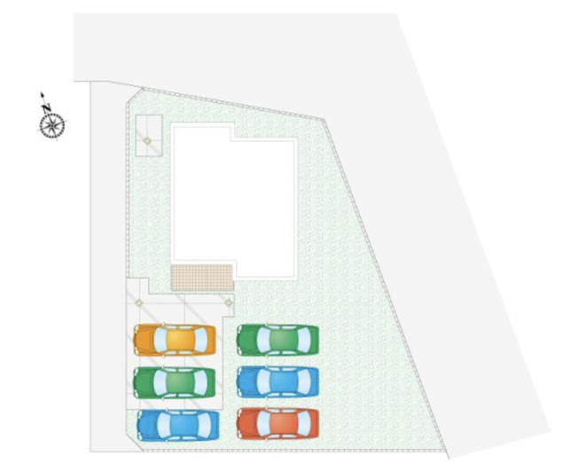 【区画図】 | 加須市下高柳　新築戸建　全4棟　2号棟