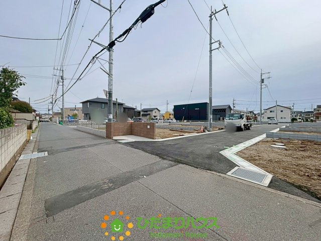 第４宮代本田　新築一戸建て　Pの前面道路含む現地写真|2026/4/9　撮影