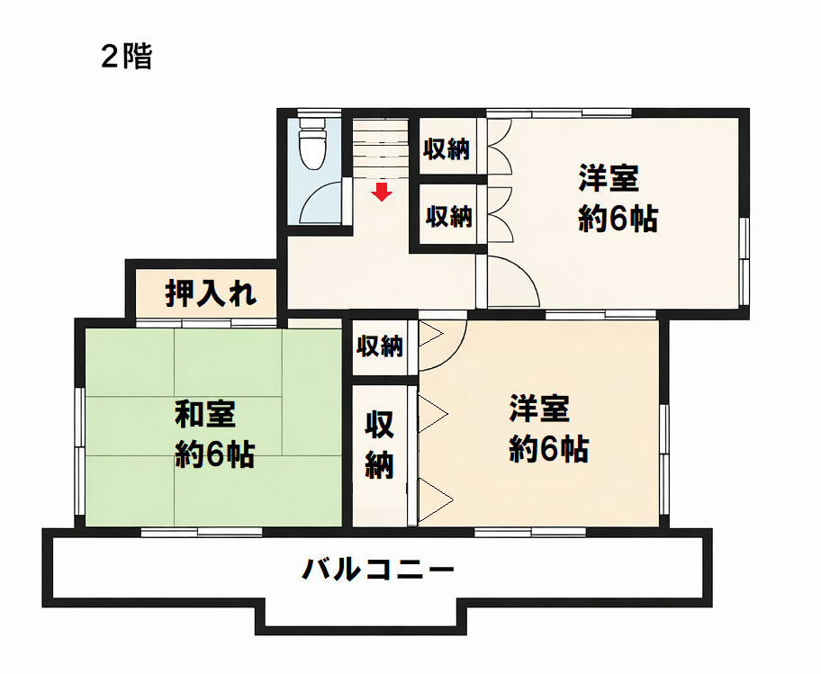 上溝　戸建の前面道路含む現地写真