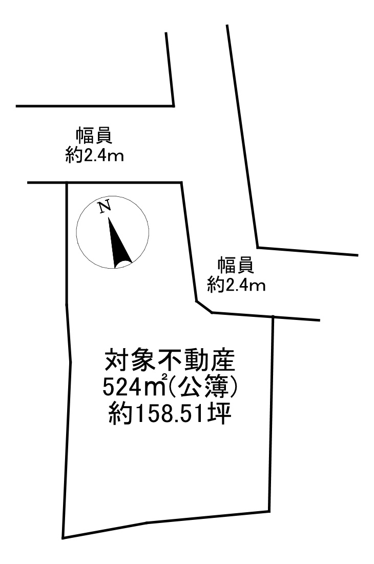 -三丁目不動産－本庄市小島6丁目　土地の土地図