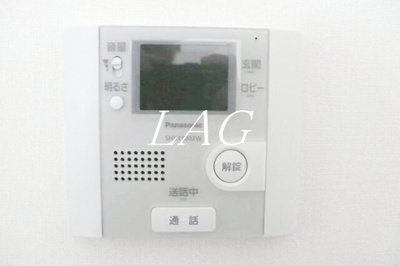 【セキュリティ】 | リュクス高輪台 | モニター付きインターホンです。
