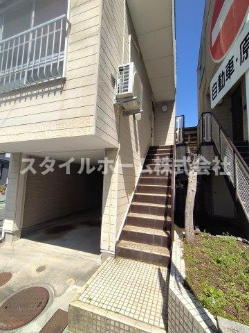 諏訪メゾン牧平のエントランス