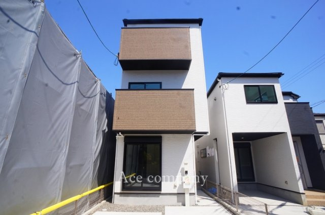 【外観】 | 東大阪市菱屋西5丁目　【1号棟/全2棟】 | 【1号棟：駐車2台可能♪】ローン返済目安：月々約91336円（頭金0円、変動金利0.875％、返済期間40年、ボーナス払い無しで試算しています）
