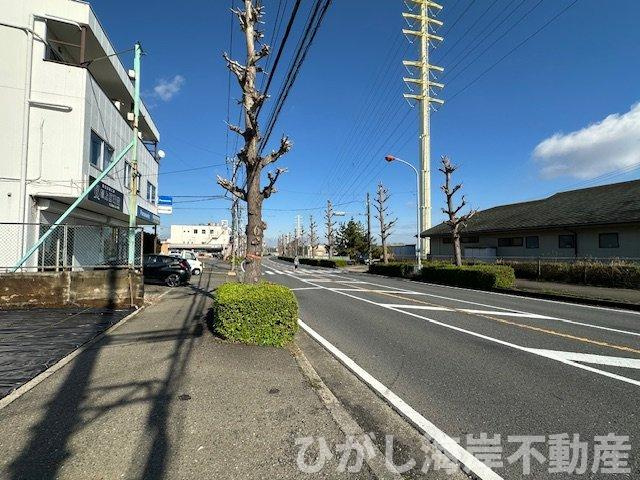 藤沢市大庭　売地　全3区画の前面道路含む現地写真|現地外観
