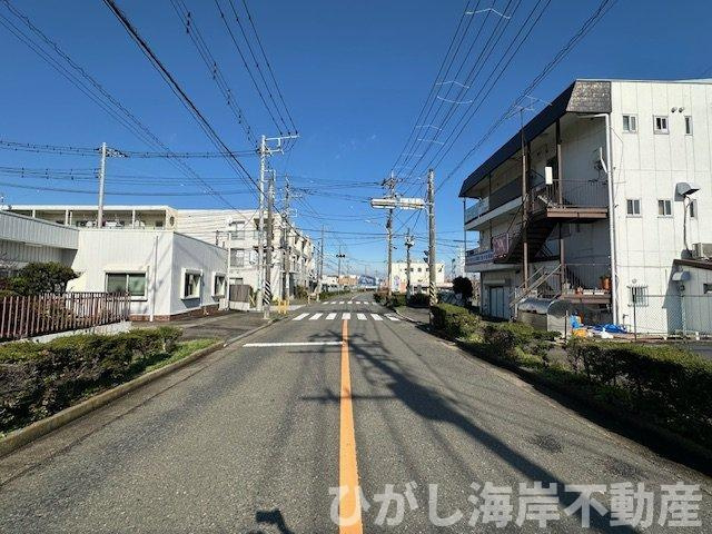 藤沢市大庭　売地　全3区画の前面道路含む現地写真|現地外観