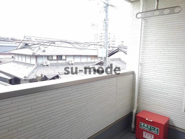 コージースクエア上穂積のバルコニー