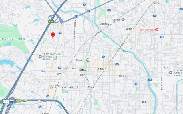 コージースクエア上穂積の地図