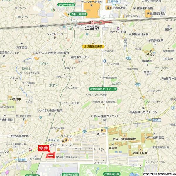 Ｂｒｉｌｌｉａ湘南辻堂海浜公園の地図