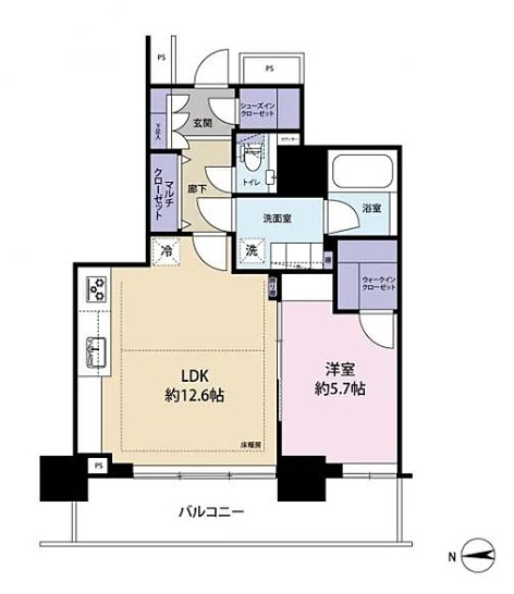 ★仲介手数料無料★ベイクレストタワー(高層階のタワーマンション）