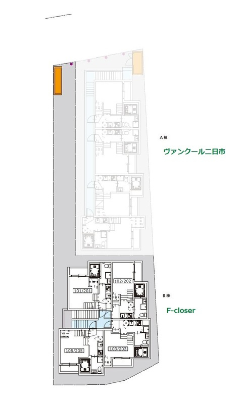 F-closer(エフ クローサー)の外観パース