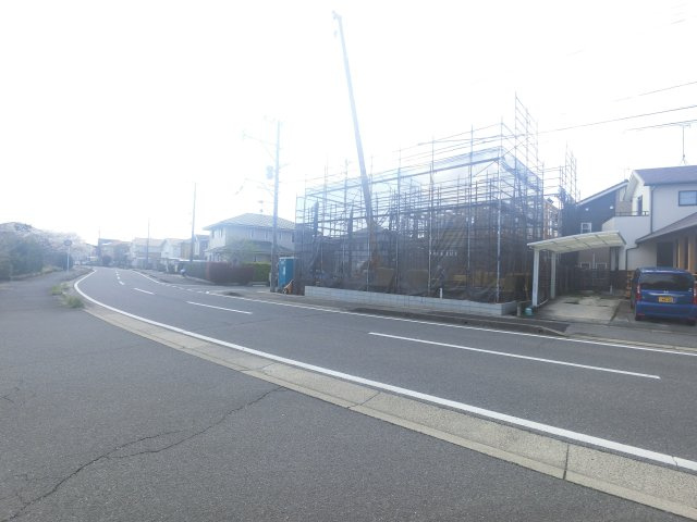 佐賀市大和町久池井28期　2号棟の前面道路含む現地写真|前面道路含む現地写真です