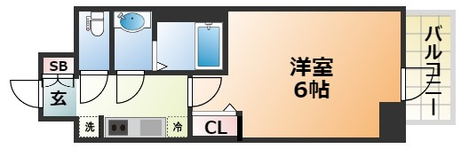 プレサンス神戸元町ベルシオンの間取り