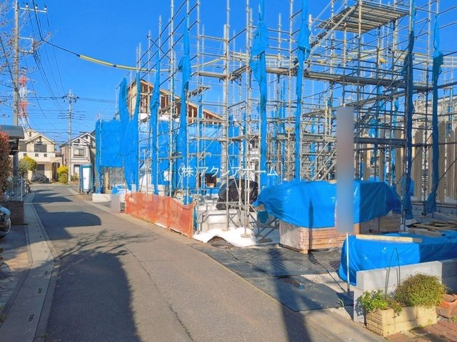 入間市下藤沢4丁目・全5棟　新築一戸建　5号棟の前面道路含む現地写真|現地写真（2026年4月3日撮影）
