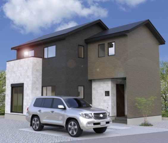 【外観パース】 | 東松山市松山町第1期　ワイウッドコート　新築戸建　全5棟　3号棟 | 3号棟