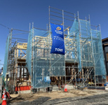 中央市山之神 南西角地オール電化の新築戸建 車並列3台駐車可の画像