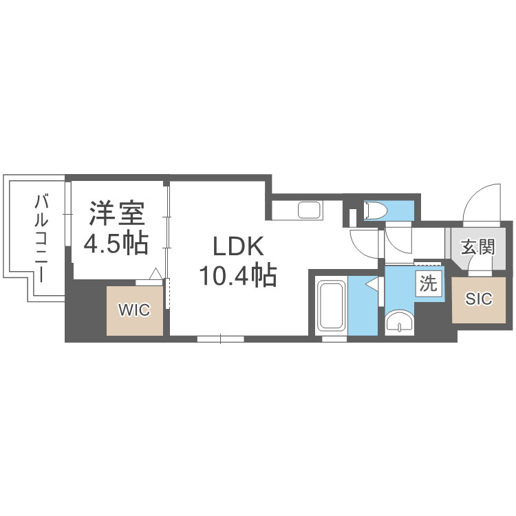 ミラージュパレス本町Departの間取り